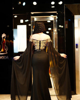 Black Luxury Kaftan