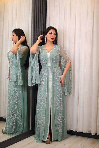 Special Pistachio Kaftan